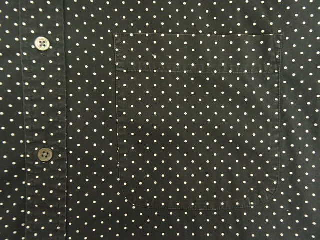 画像: 90'S J.CREW 旧タグ 長袖 ポプリンシャツ ポルカドット (VINTAGE)
