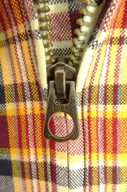 画像4: 00'S J.CREW 旧タグ ハーフジップ 長袖 プルオーバーシャツ チェック柄 (VINTAGE)