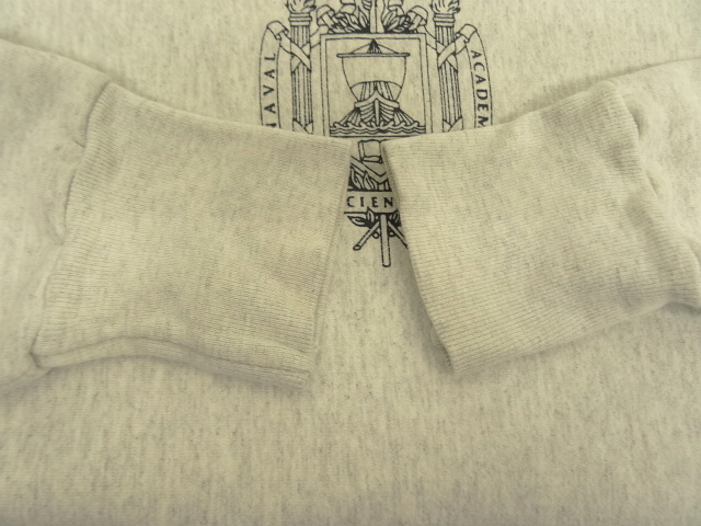 画像: 90'S US NAVAL ACADEMY ヘビーウエイト スウェットシャツ グレー (VINTAGE)