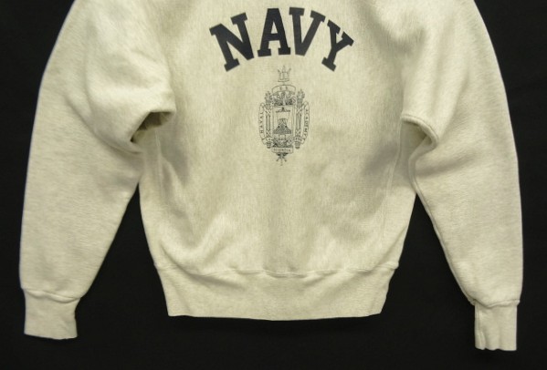 画像: 90'S US NAVAL ACADEMY ヘビーウエイト スウェットシャツ グレー (VINTAGE)
