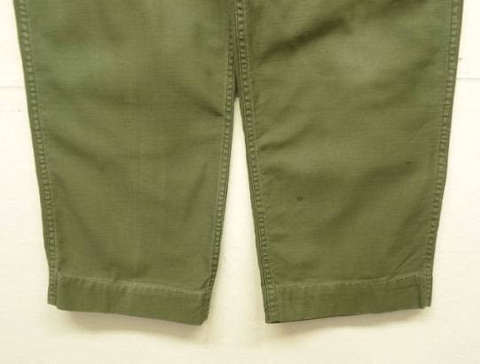 画像: 60'S アメリカ軍 US ARMY "OG107" 初期モデル コットンサテン 平ボタン ベイカーパンツ (VINTAGE)