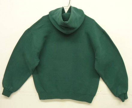 画像4: 90'S RUSSELL ATHLETIC プルオーバー スウェットパーカー フォレストグリーン USA製 (VINTAGE)