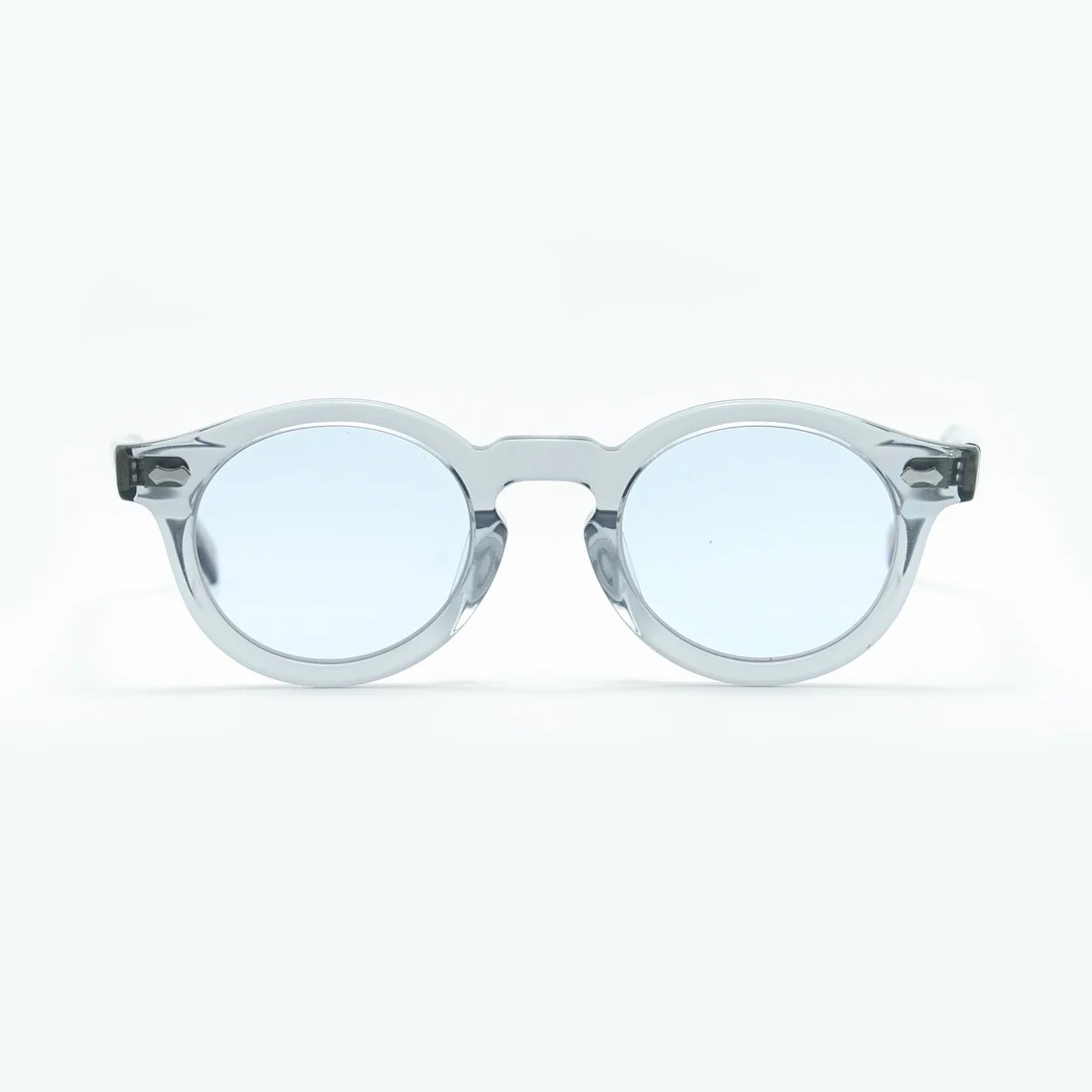 画像1: H OPTICAL "H-04" サングラス グレー/ライトブルーレンズ (NEW)