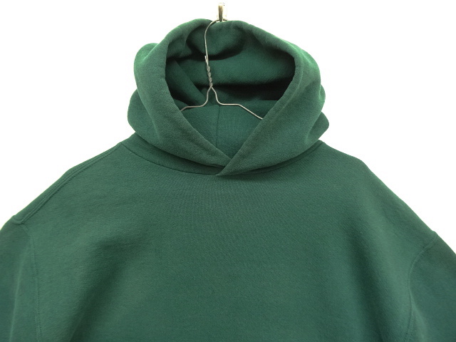 画像: 90'S RUSSELL ATHLETIC プルオーバー スウェットパーカー フォレストグリーン USA製 (VINTAGE)