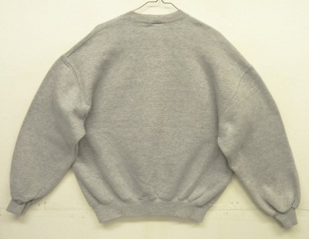 画像4: 90'S RUSSELL ATHLETIC 前Vガゼット付き クルーネック スウェットシャツ ヘザーグレー USA製 (VINTAGE)