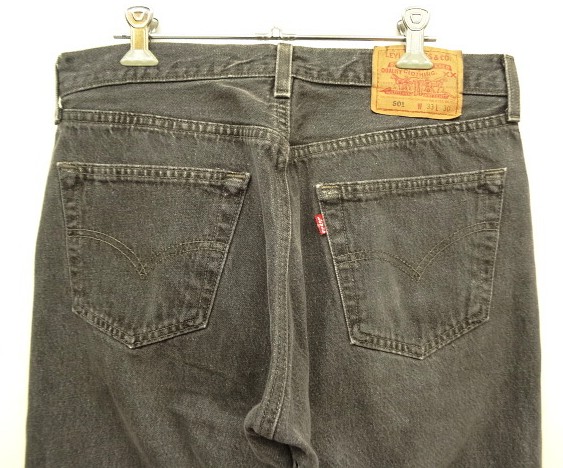 画像: 90'S LEVIS 501 デニム 先染めブラック W33L30 USA製 (VINTAGE)
