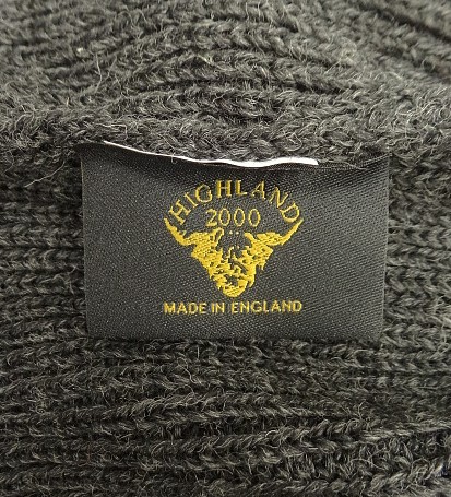画像2: HIGHLAND 2000 ウール ワッチキャップ チャコール イングランド製 (NEW) 