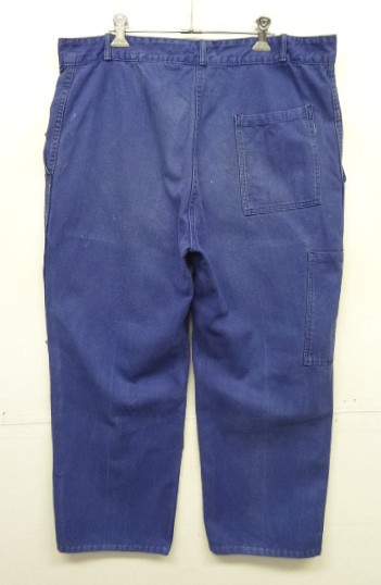 画像3: 70'S ユーロワーク ワークパンツ フェードブルー (VINTAGE)