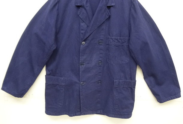 80'S KLM KLEDING ダブルブレスト ワークジャケット カバーオール 80'S KLM KLEDING ダブルブレスト ワークジャケット
