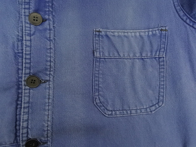 画像: 60'S LE MONT ST MICHAEL ワークジャケット カバーオール フェードブルー (VINTAGE)