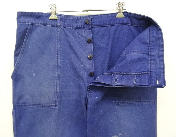 画像: 70'S ユーロワーク ワークパンツ フェードブルー (VINTAGE)