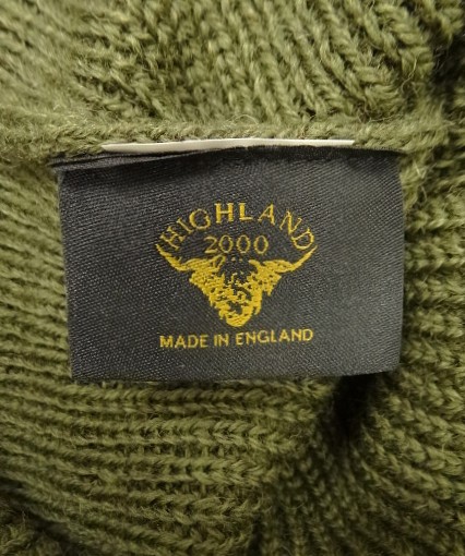 画像2: HIGHLAND 2000 ウール ワッチキャップ オリーブ イングランド製 (NEW) 