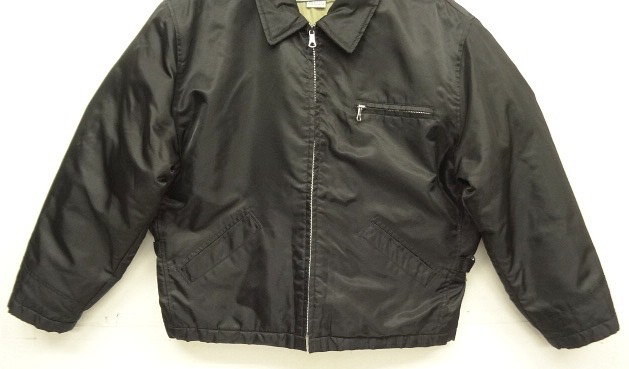 画像: 00'S GAP 旧タグ 裏地キルティング ナイロン ドリズラージャケット ブラック (VINTAGE)