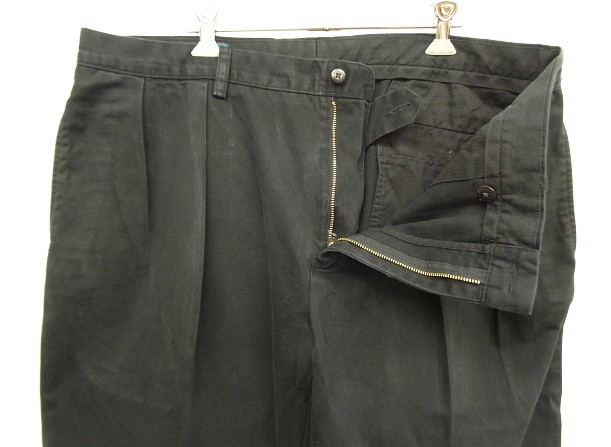 画像: 90'S RALPH LAUREN "ETHAN PANT" ツープリーツ チノパンツ ブラック (VINTAGE)