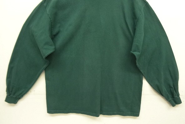 画像: 90'S NIKE 白タグ タートルネック 長袖 Tシャツ ダークグリーン USA製 (VINTAGE)