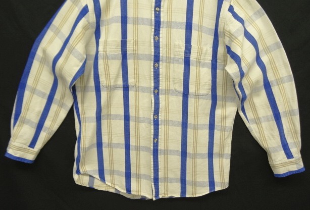 画像: 90'S ST JOHN'S BAY ヘビーウエイト 長袖 フランネルシャツ チェック柄 (VINTAGE)