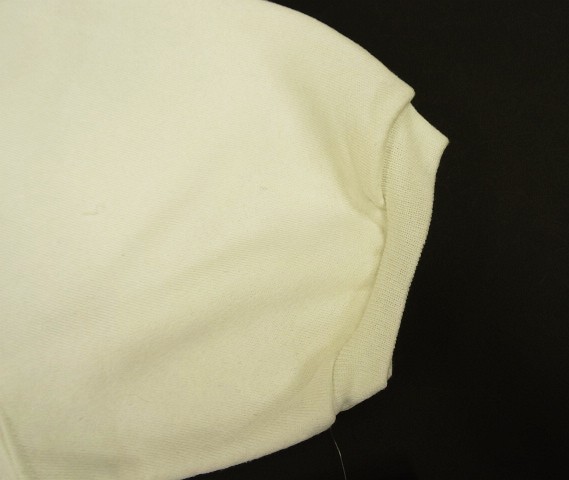 画像: 90'S RUSSELL ATHLETIC 前Vガゼット付き クルーネック 半袖 スウェットシャツ ホワイト USA製 (DEADSTOCK)