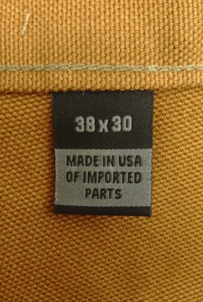 画像3: CARHARTT ダブルニー ダック ペインターパンツ ブラウン W38L30 USA製 (DEADSTOCK)