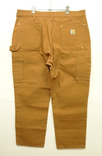 画像4: CARHARTT ダブルニー ダック ペインターパンツ ブラウン W38L30 USA製 (DEADSTOCK)