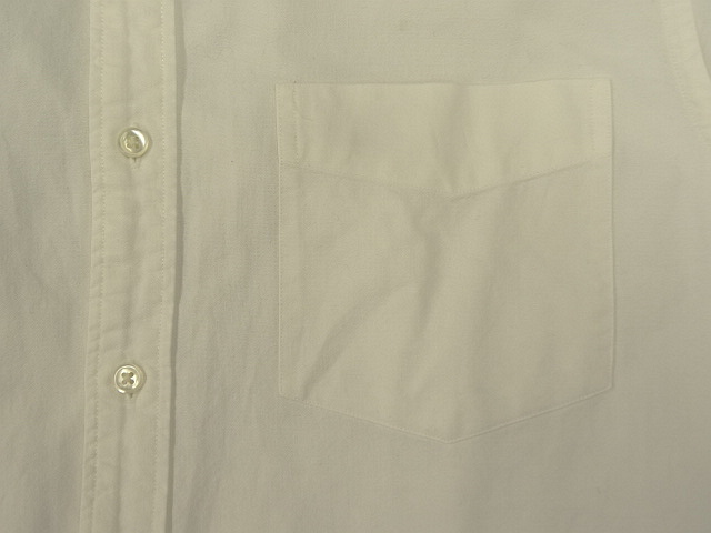 画像: RRL 耳付きオックスフォード マチ付き 三点留めボタンダウンシャツ ホワイト (USED)
