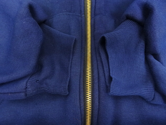 画像: 90'S PINE GROVE 裏地サーマル フルジップ ダブルフェイス スウェットパーカー ネイビー C&Cジップ (VINTAGE)