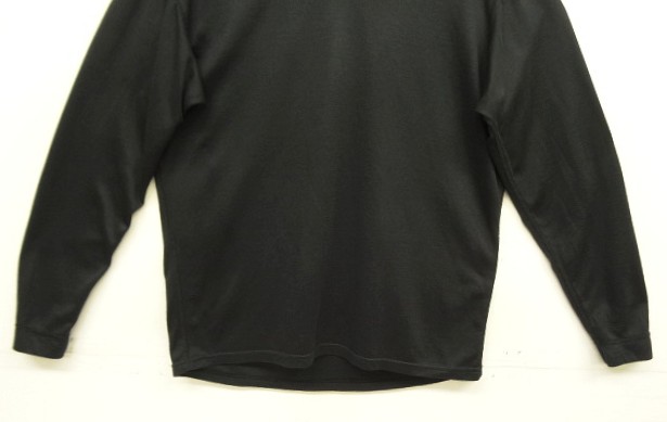 画像: 00'S PATAGONIA "CAPILENE" クルーネック ロングスリーブ ブラック USA製 (VINTAGE)