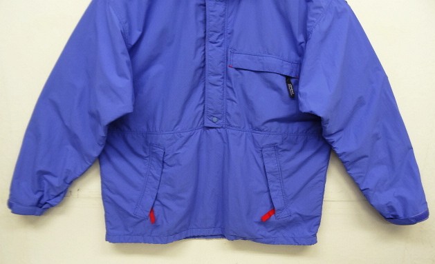 画像: 90'S PATAGONIA 旧ロゴ ハーフジップ ナイロンアノラック ブルー (VINTAGE)