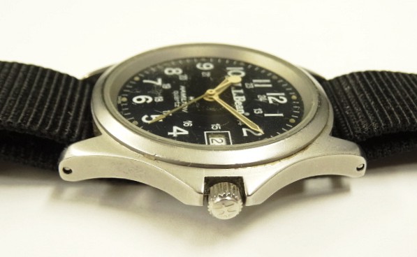 ヴィンテージ90s エルエルビーン 時計ゴールド 稼働 美品 ELGIN レディース腕時計 ゴールド スクエア エルジン