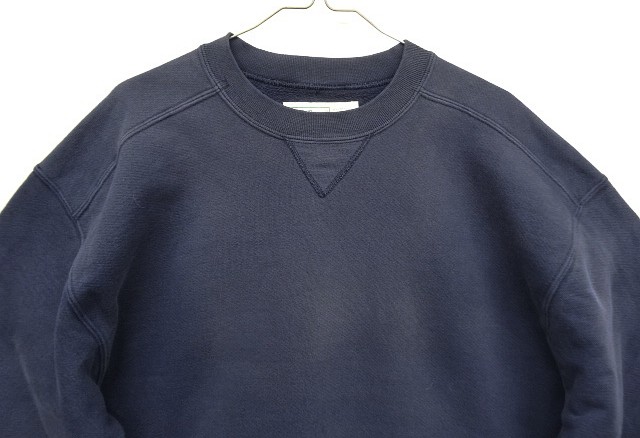 画像: 80'S LL Bean by RUSSELL ATHLETIC 前Vガゼット スウェットシャツ ネイビー USA製 (VINTAGE)