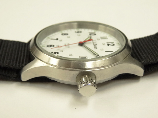 画像: LL Bean フィールドウォッチ 時計 文字盤ホワイト スイス製 (VINTAGE)