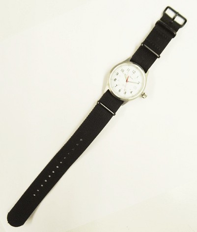 画像: LL Bean フィールドウォッチ 時計 文字盤ホワイト スイス製 (VINTAGE)