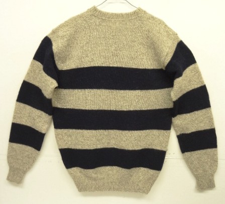 USA製 古着 LLBean ボーダー ニット セーター L.L.Bean（エルエルビーン）の「【ヴィンテージ古着】70's L.L.