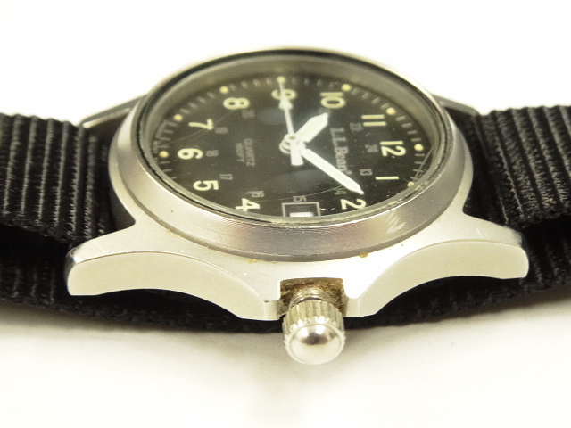 画像: LL Bean フィールドウォッチ 時計 文字盤ブラック フランス製 (VINTAGE)