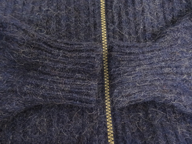 画像: 90'S LL Bean アルパカ混 ドライバーズニット ネイビー USA製 (VINTAGE)