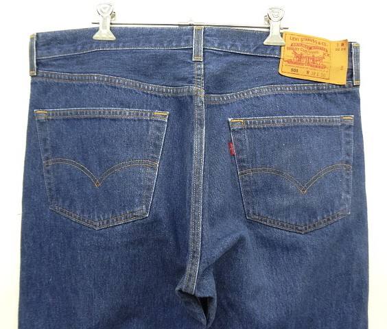 画像: 90'S LEVIS 501 デニム インディゴ W38L30 USA製 (VINTAGE)