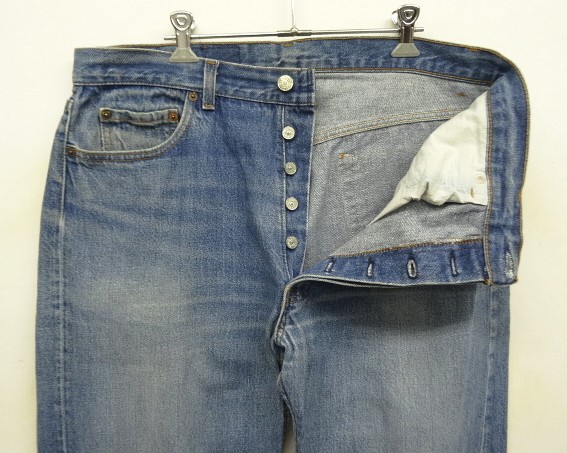 画像: 80'S LEVIS 501 デニム インディゴ W36L32 USA製 (VINTAGE)