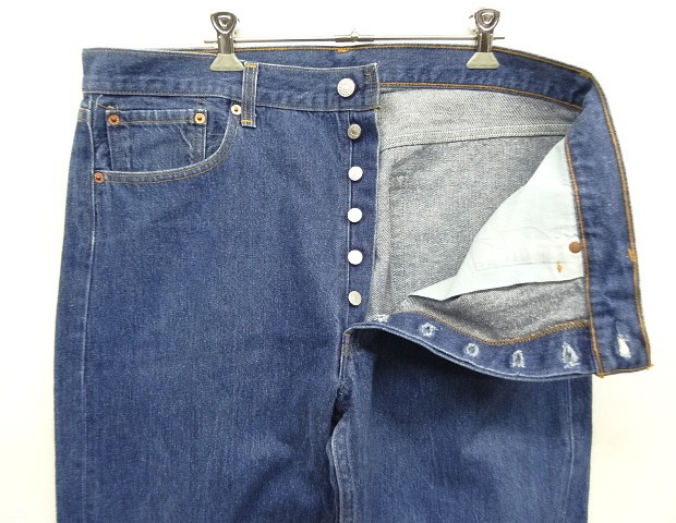 画像: 90'S LEVIS 501 デニム インディゴ W38L30 USA製 (VINTAGE)