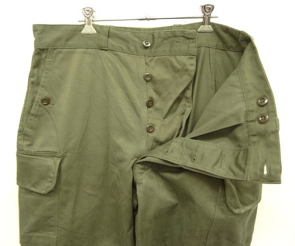 画像: 70'S フランス軍 M64 フィールドパンツ オリーブ 92XC (MINT CONDITION)