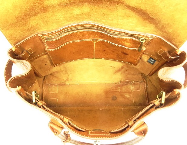 画像: MULBERRY "BAYSWATER" レザーバッグ ブラウン イングランド製 (USED)