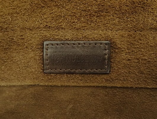 画像: MULBERRY レザー メッセンジャーバッグ ダークブラウン (USED)