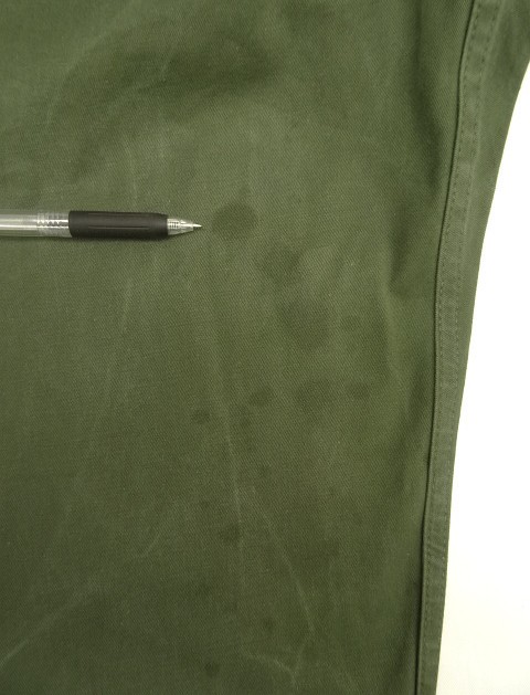 画像5: 70'S ベルギー軍 "左右非対称ポケット" プリーツ入り カーゴパンツ ミリタリーグリーン 6FF (VINTAGE)