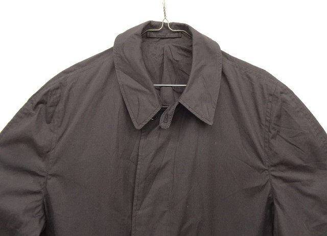 画像: 70'S アメリカ軍 US NAVY チンスト付き エポレット無し ステンシル入り バルマカーンコート ネイビー (VINTAGE)