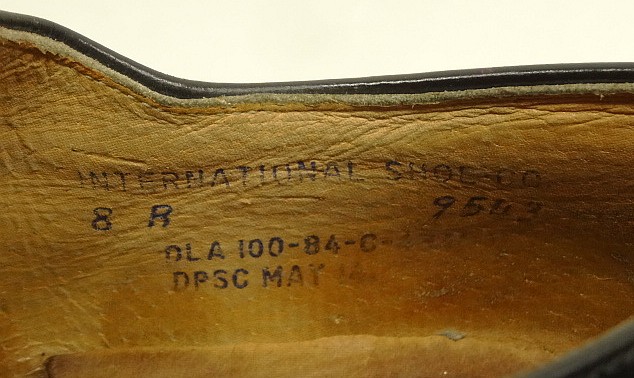 画像: 80'S アメリカ軍 US NAVY "INTERNATIONAL SHOE CO製" ラバーソール サービスシューズ (VINTAGE)