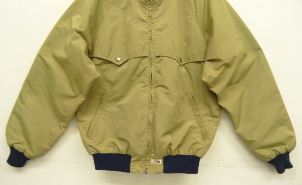 画像: 80'S THE NORTH FACE 茶タグ アンブレラヨーク ドリズラージャケット タン USA製 (VINTAGE)