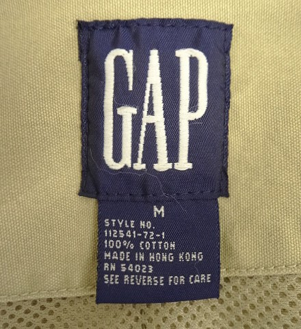画像2: 90'S GAP 旧タグ "BRITISH ARMY P60 SAMPLING" チンスト付き ミリタリージャケット ベージュ (VINTAGE)