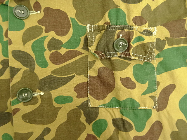 画像: 80'S HUNTING SHIRT コットン カバーオール ダックハンターカモ (VINTAGE)