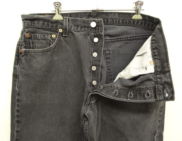 画像: 00'S LEVIS 501 デニム ブラック USA製 W36L30 (VINTAGE)