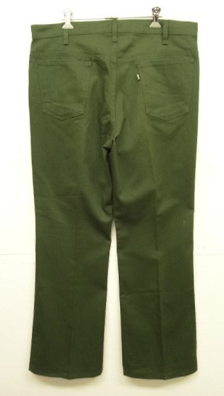 画像6: 80'S LEVIS "STA-PREST" 517 カツラギ スタプレストパンツ オリーブ 42TALONジップ USA製 (VINTAGE)