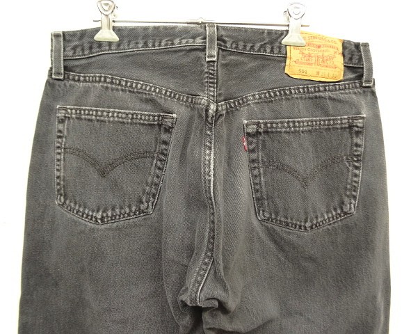 画像: 00'S LEVIS 501 デニム ブラック USA製 W36L30 (VINTAGE)
