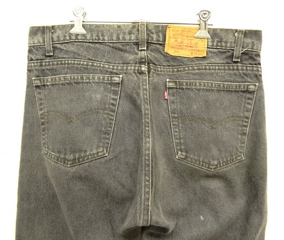 画像: 80'S LEVIS 505 デニム 先染めブラック USA製 W36L30 (VINTAGE)
